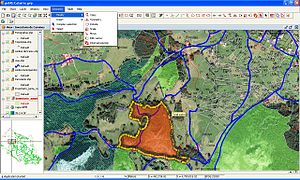 an image of a GIS projection